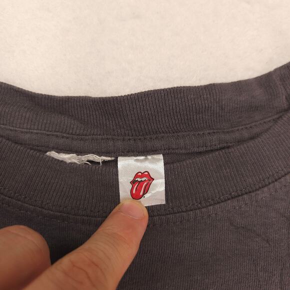 Rolling Stones Band Graphic Short Sleeve T Shirt Womens Size Large L Gray - Picture 3 of 9